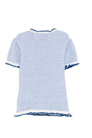 t-shirti in lino azzurro ETRO KIDS | GY9A20X0259824